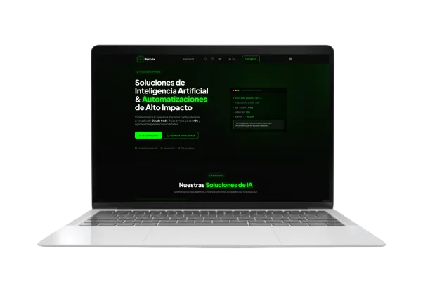 Screenshot of the Hipnosia website